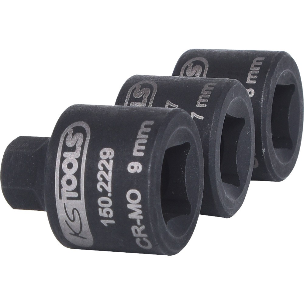 Produktabbildung Nr. 3: KS TOOLS 3/8" Bremssattel-Stecknuss-Satz, 3-tlg