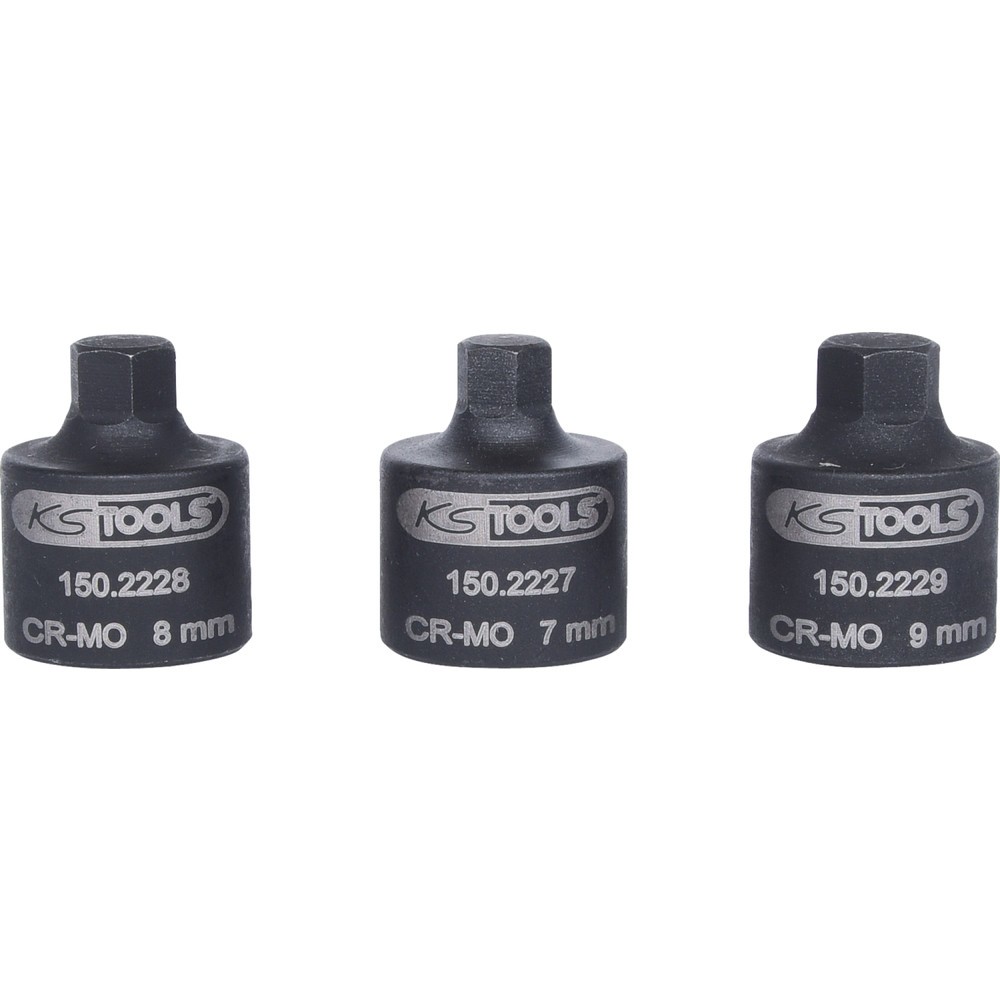 Produktabbildung Nr. 6: KS TOOLS 3/8" Bremssattel-Stecknuss-Satz, 3-tlg