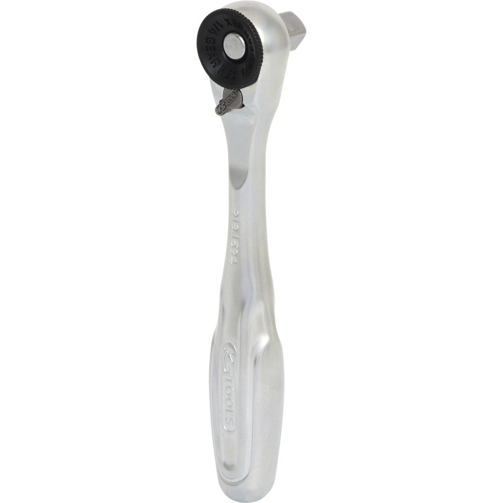 Produktabbildung: KS TOOLS 1/4" Bit-Umschaltknarre mit Steckadapter für Stecknüsse