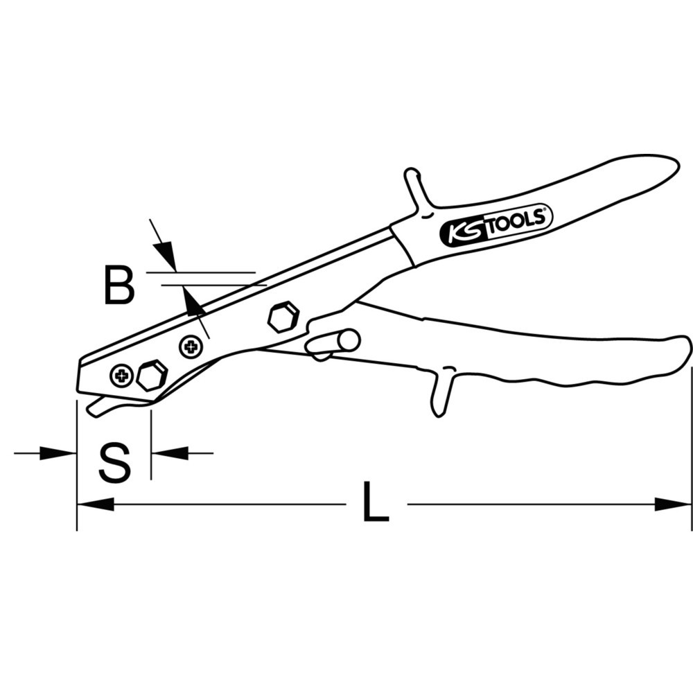Produktabbildung Nr. 7: KS TOOLS Blechknabber,265mm