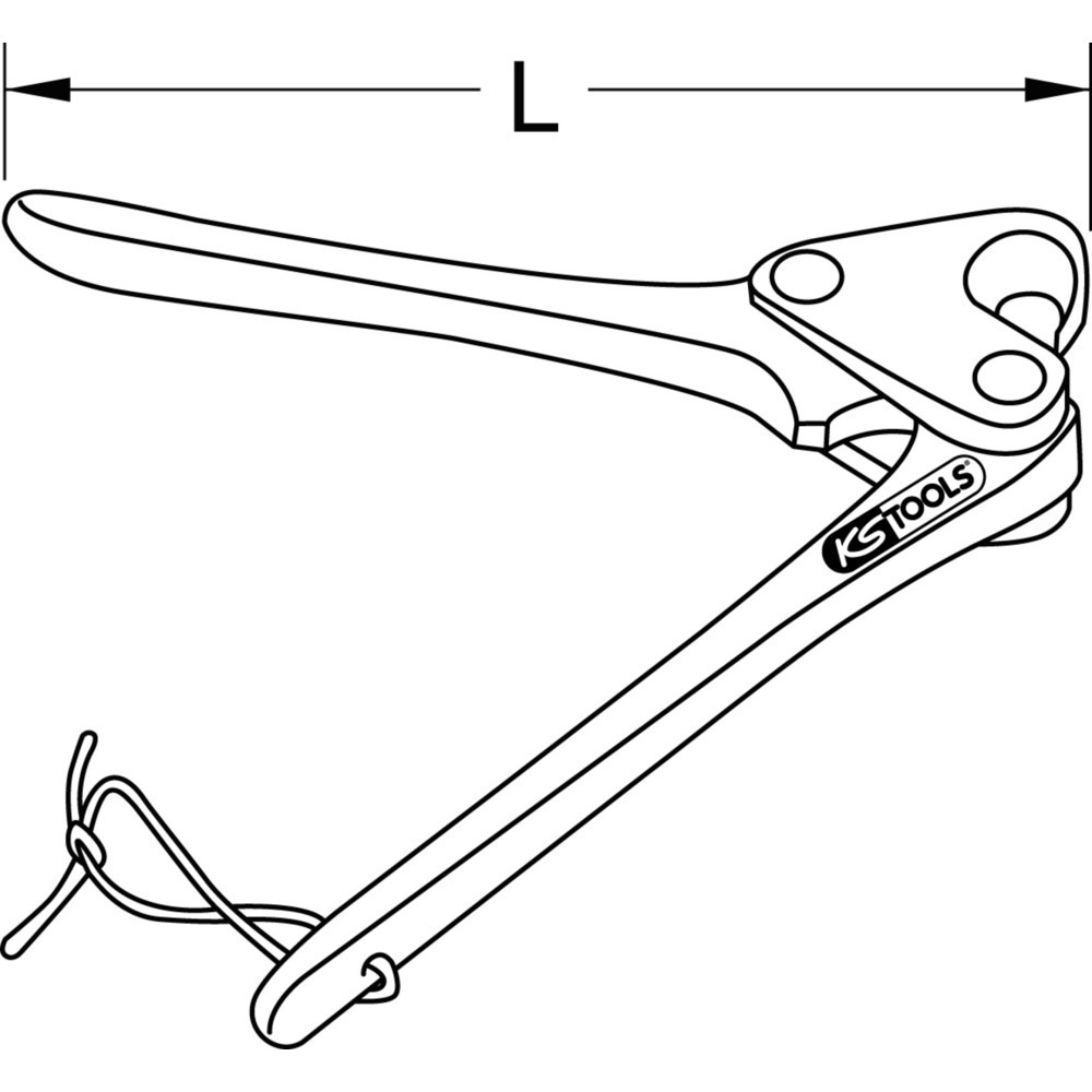 Produktabbildung Nr. 5: KS TOOLS Blei-Plombenzange 8mm, 130mm