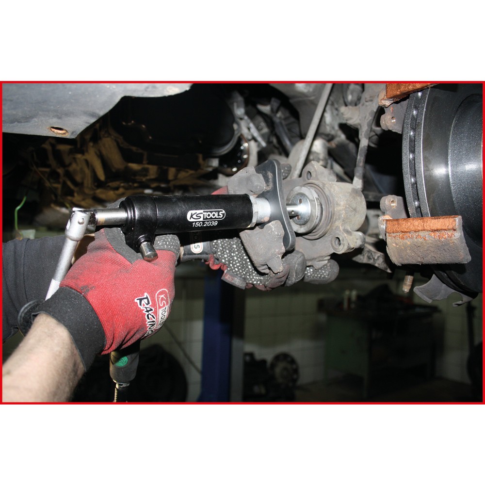 Produktabbildung Nr. 3: KS TOOLS Druckluftspindel-Bremskolbenwerkzeug-Satz, 18-tlg