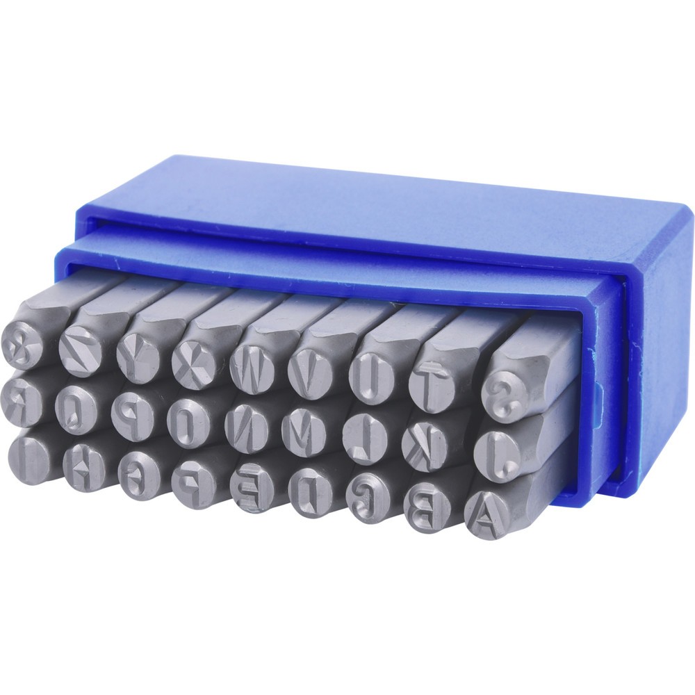 Produktabbildung: KS TOOLS Buchstaben-Prägestempel-Satz, 27-tlg