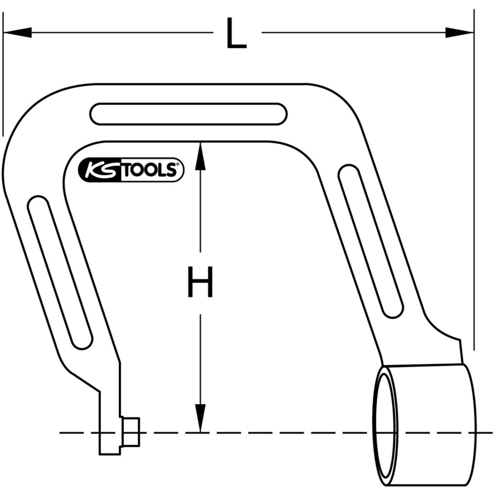 Produktabbildung Nr. 1: KS TOOLS Bügel, klein, für Fastdrill