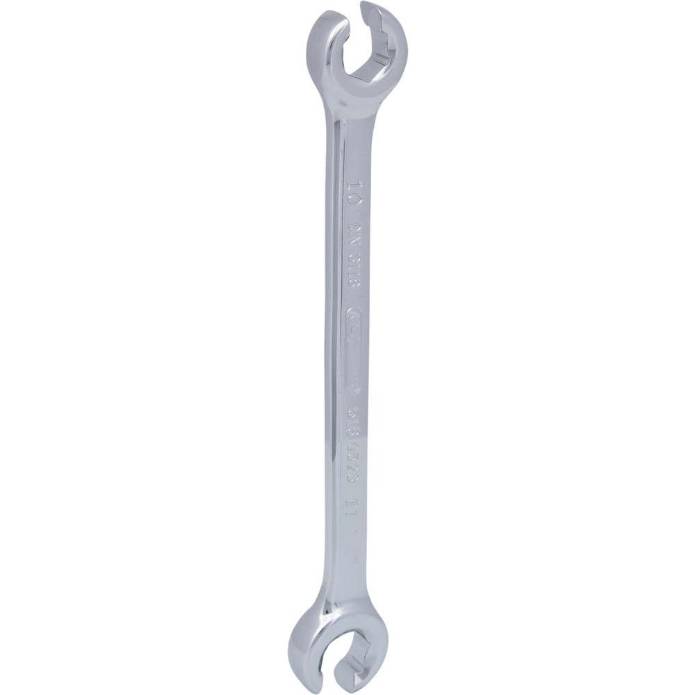 Produktabbildung: KS TOOLS CHROMEplus Offener Doppel-Ringschlüssel, abgewinkelt, 10x11mm