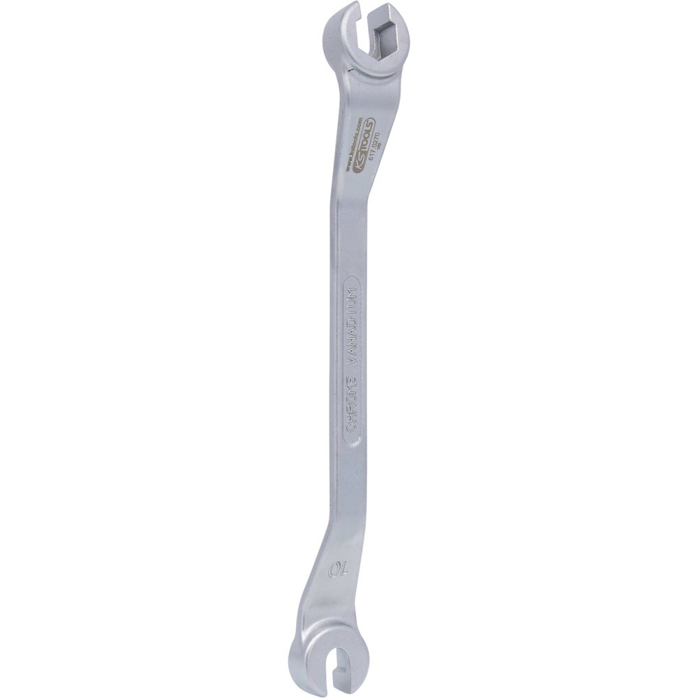 Produktabbildung: KS TOOLS CHROMEplus Offener Doppel-Ringschlüssel, gekröpft, 10x11mm