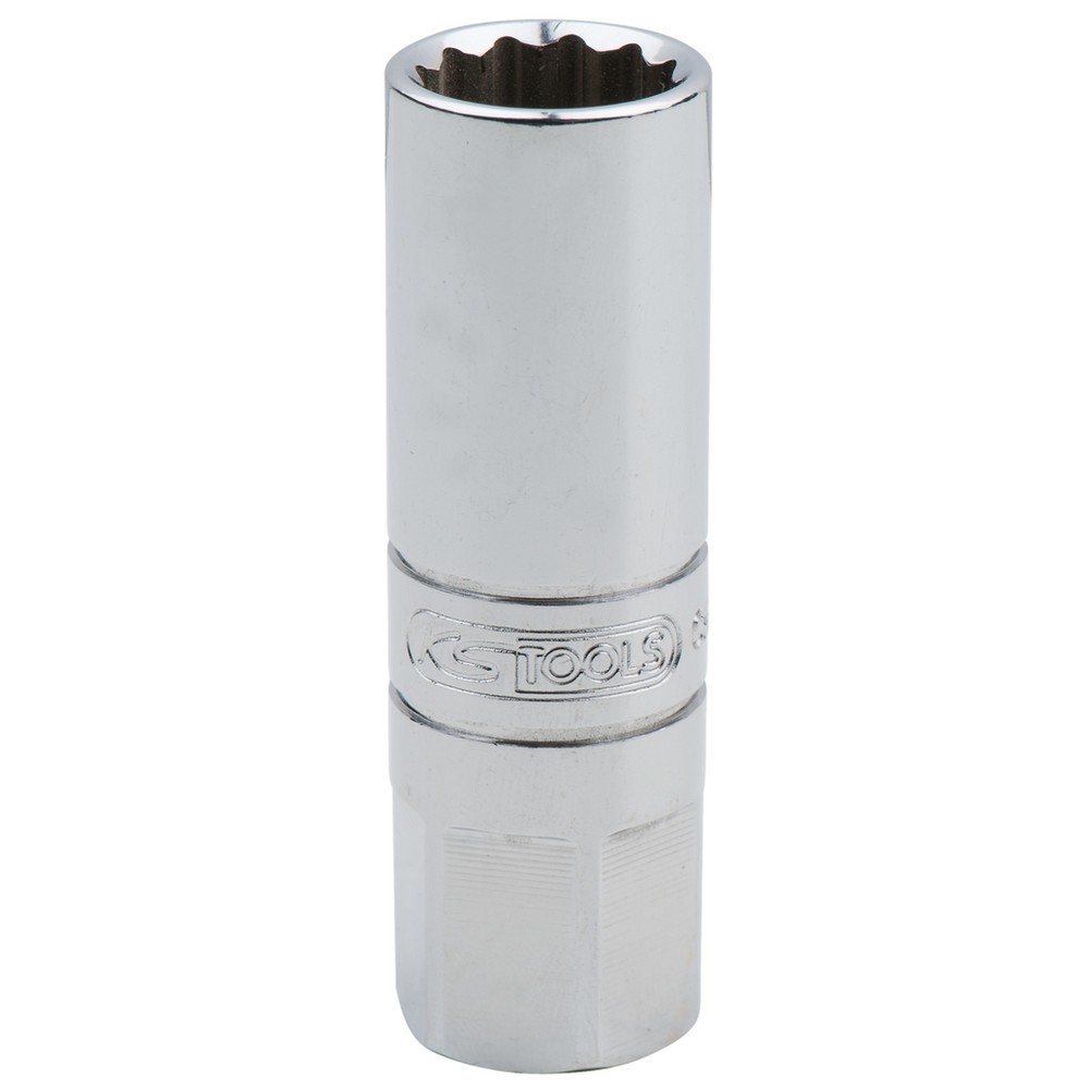 Produktabbildung Nr. 2: KS TOOLS 3/8" CHROMEplus® Spezial-Zündkerzen-Stecknuss, dünnwandig, 14mm