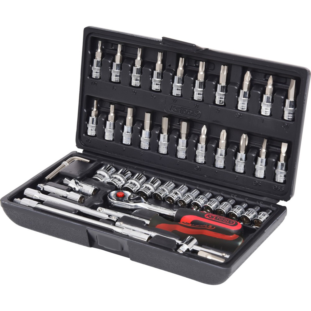 Produktabbildung Nr. 2: KS TOOLS 1/4" CHROMEplus Steckschlüssel-Satz,48-tlg