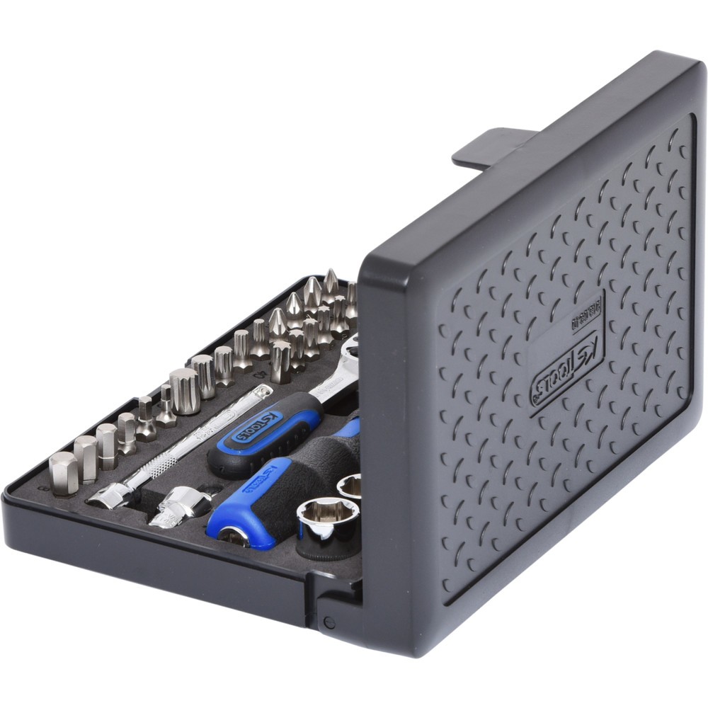 Produktabbildung Nr. 2: KS TOOLS 1/4" CHROMEplus Steckschlüssel-Satz, 40-tlg