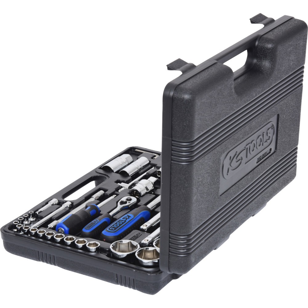 Produktabbildung Nr. 2: KS TOOLS 1/4"+1/2" CHROMEplus Steckschlüssel-Satz, 94-tlg