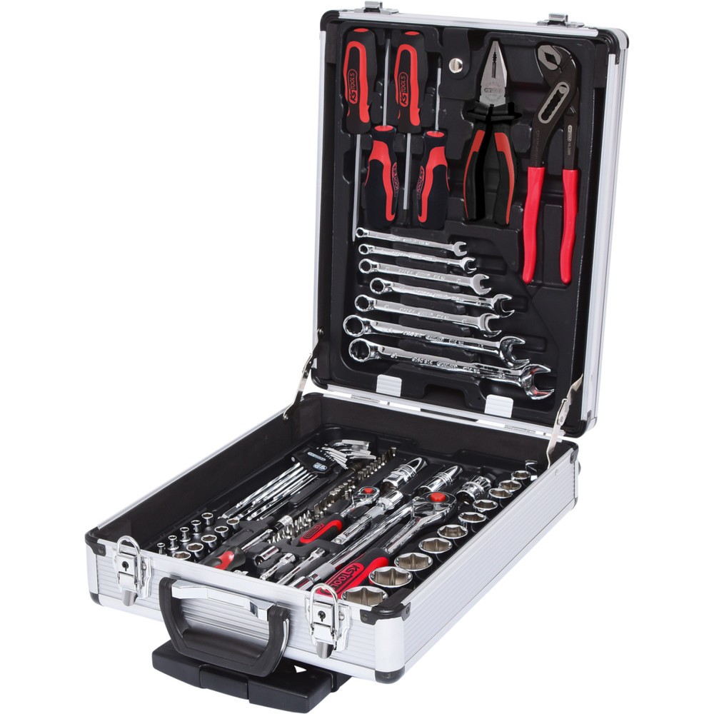 Produktabbildung: KS TOOLS 1/4"+1/2" CHROMEplus Werkzeug-Satz, 90-tlg