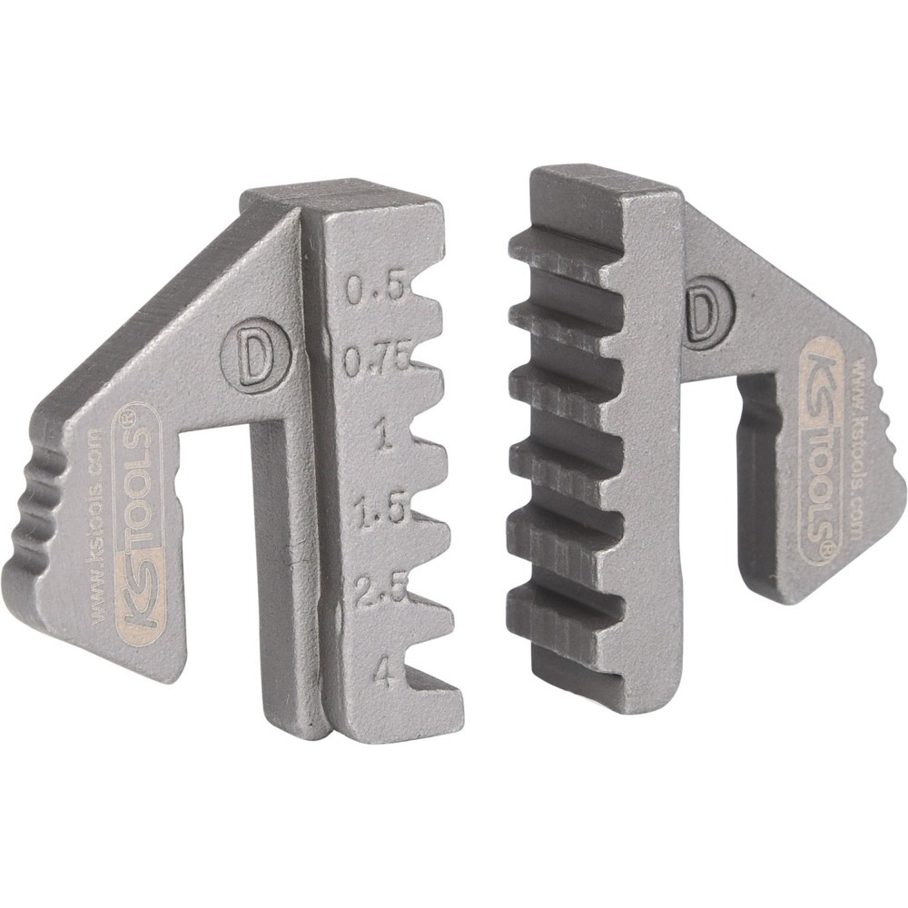 Produktabbildung Nr. 1: KS TOOLS Paar Crimp-Einsätze für Aderendhülsen, Ø 0,5 - 4 mm