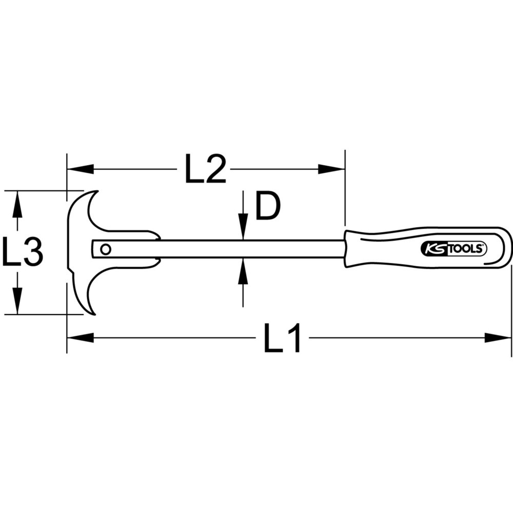 Produktabbildung Nr. 6: KS TOOLS Dichtring-Demontagewerkzeug, 300mm