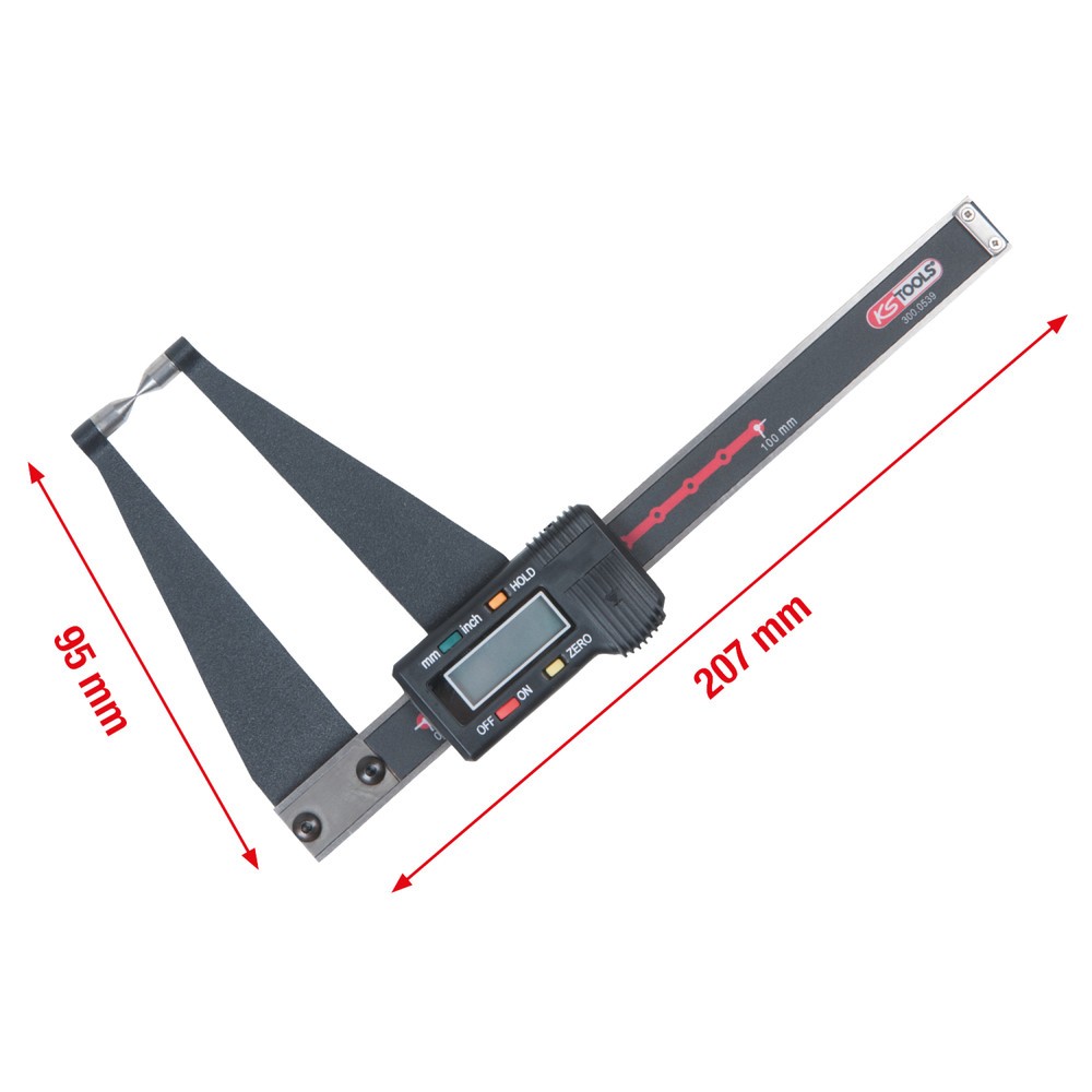 Produktabbildung Nr. 4: KS TOOLS Digital-Bremsscheiben-Messschieber 0 - 100 mm