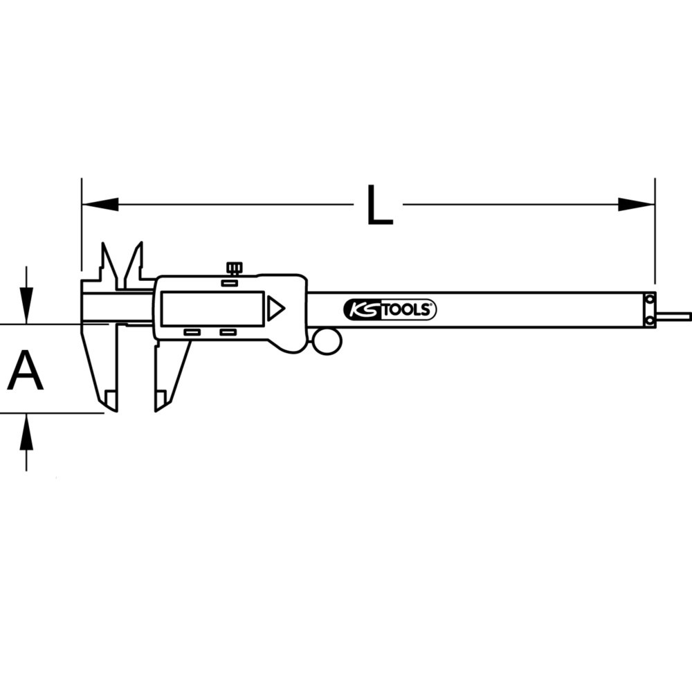 Produktabbildung Nr. 13: KS TOOLS Digital-Messschieber 0-150 mm