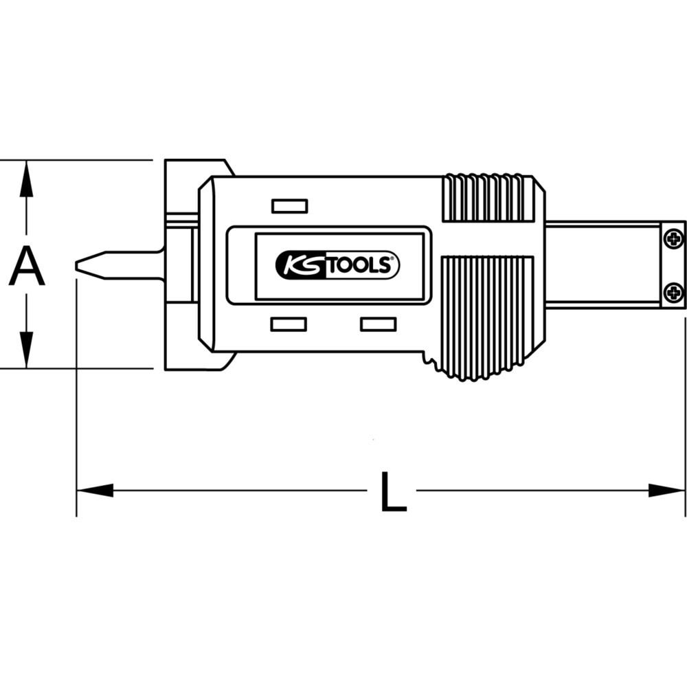 Produktabbildung Nr. 8: KS TOOLS Digital-Tiefenmessschieber 0-25mm, 125mm