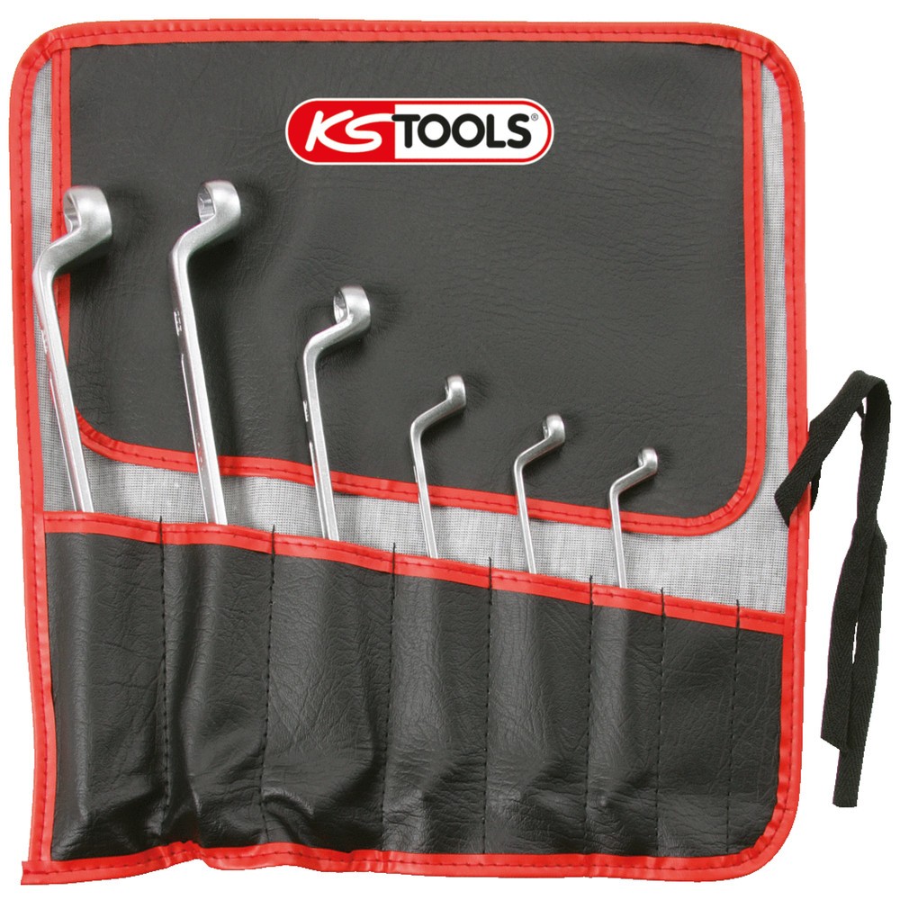 Produktabbildung Nr. 6: KS TOOLS Doppel-Ringschlüssel-Satz Torx-E, gekröpft, 6-tlg
