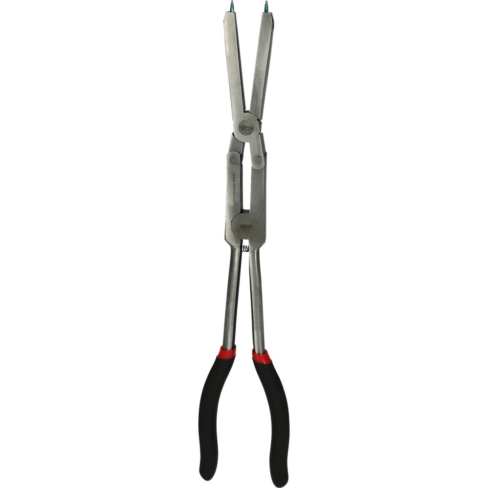 Produktabbildung: KS TOOLS Doppelgelenk-Sicherungszange für Außensicherungsringe, 345 mm