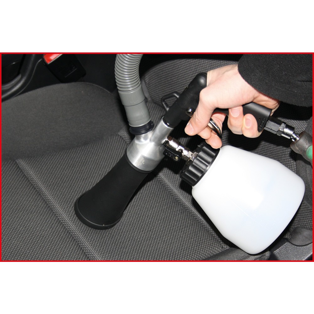Produktabbildung Nr. 3: KS TOOLS Druckluft-Reinigungs-Pistolen-Satz mit Absaugvorrichtung, 3-tlg