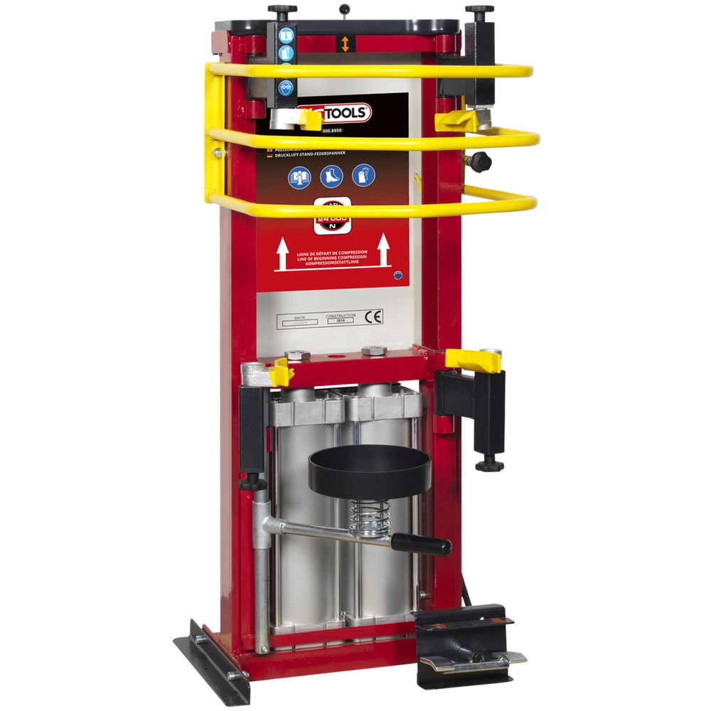 Produktabbildung Nr. 5: KS TOOLS Druckluft-Stand-Federspanner mit Doppel-Zylinder