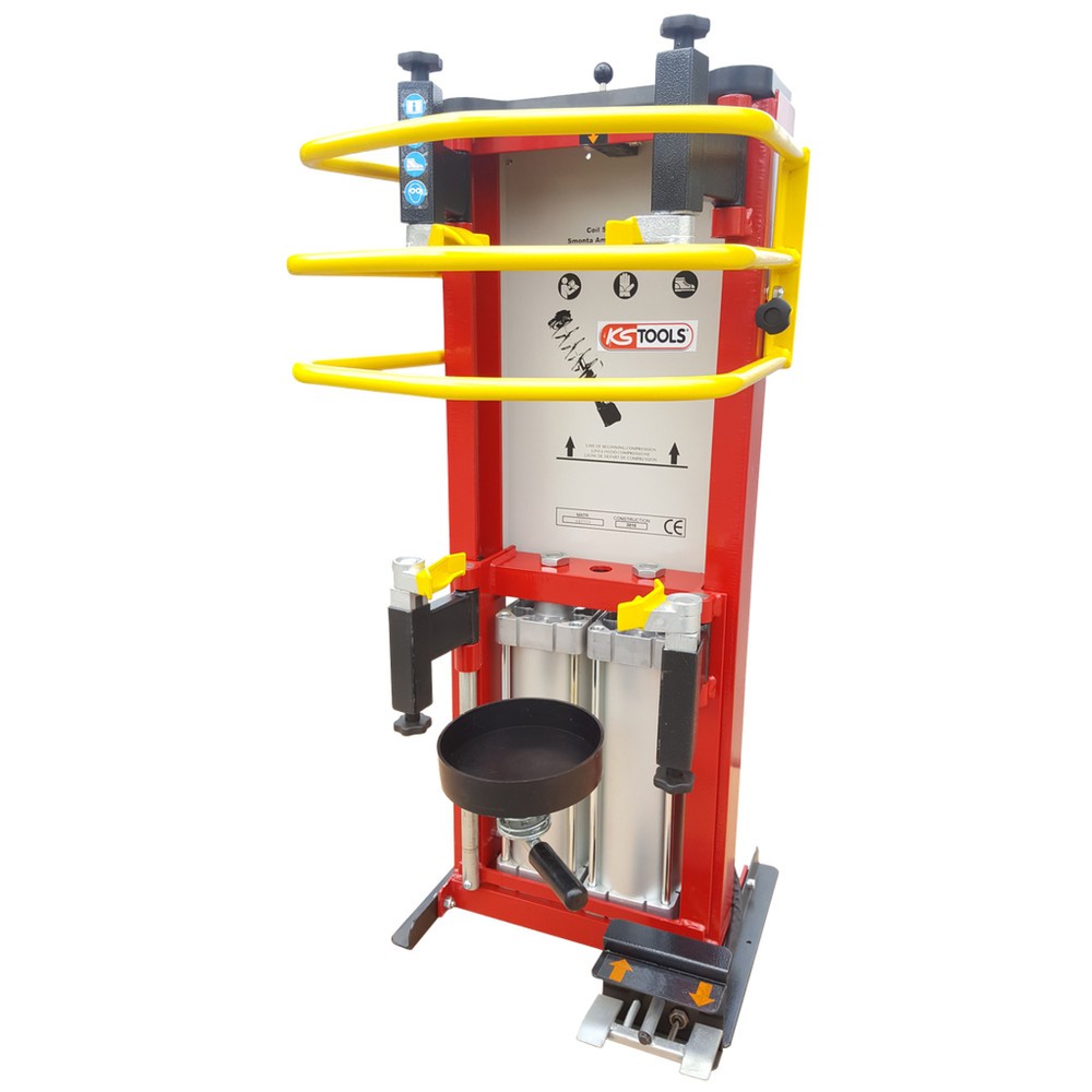 Produktabbildung Nr. 6: KS TOOLS Druckluft-Stand-Federspanner mit Doppel-Zylinder