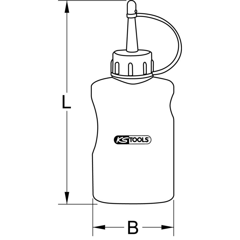 Produktabbildung Nr. 8: KS TOOLS Druckluftwerkzeug-Öl, 1000ml
