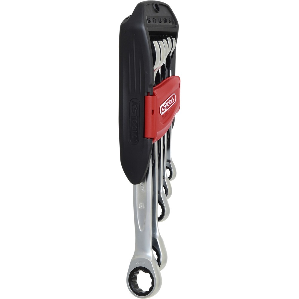 Produktabbildung Nr. 14: KS TOOLS DUO GEARplus® Ratschenringmaulschlüssel-Satz mit Maul-Ratschenfunktion, 5-tlg
