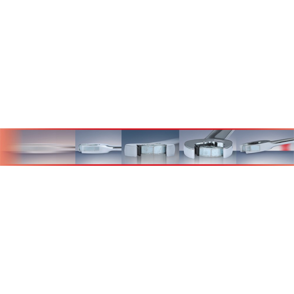 Produktabbildung Nr. 5: KS TOOLS DUO GEARplus® Ratschenringmaulschlüssel-Satz mit Maul-Ratschenfunktion, 5-tlg