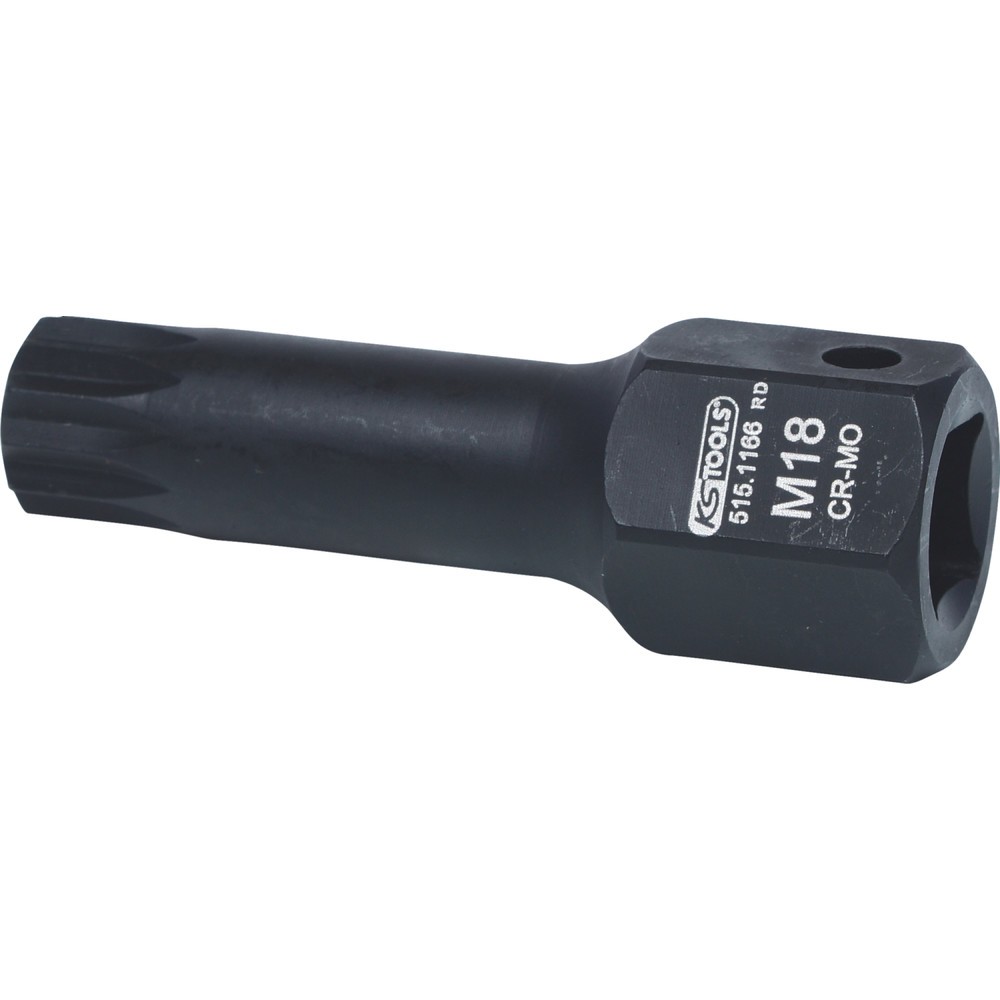 Produktabbildung Nr. 2: KS TOOLS 1/2" DUODRIVE Spezial-Kraft-Bit-Stecknuss XZN, M18,78mm lang
