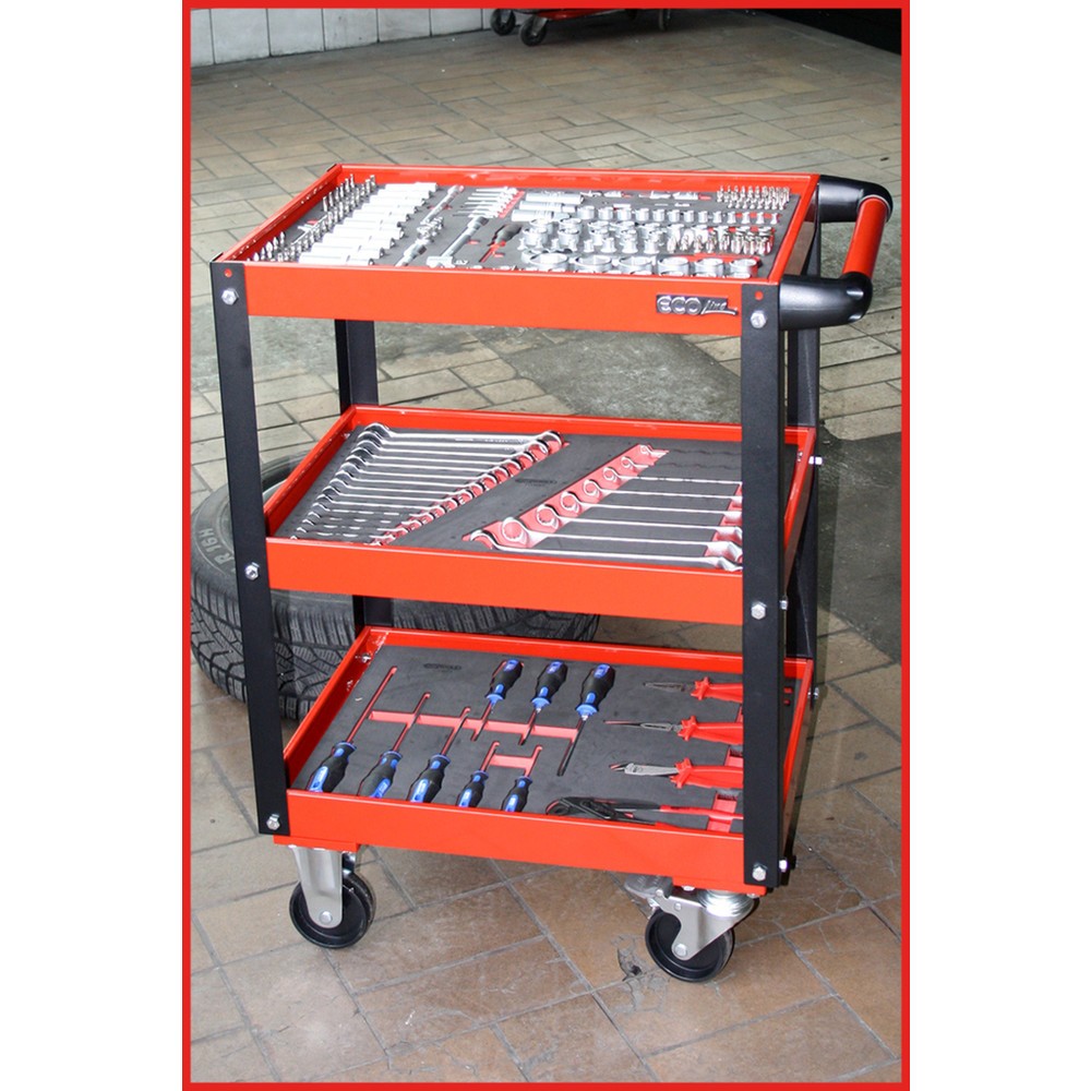 Produktabbildung Nr. 8: KS TOOLS ECOline Werkstatt-Servicewagen, H850xB680xT425mm