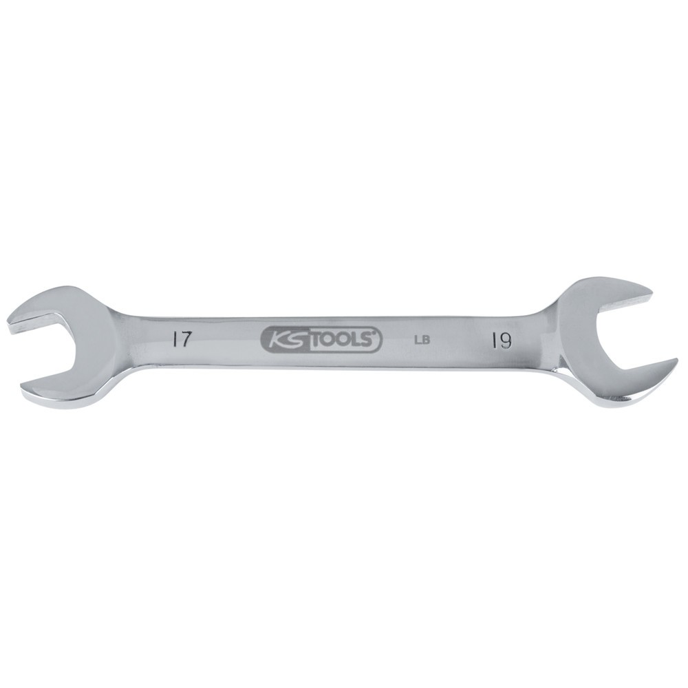 Produktabbildung Nr. 2: KS TOOLS EDELSTAHL Doppel-Maulschlüssel, 17x19mm, abgewinkelt