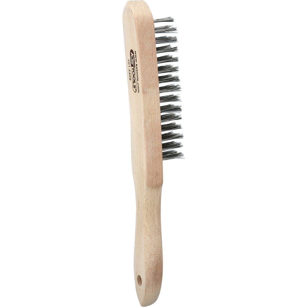 Produktabbildung Nr. 4: KS TOOLS Edelstahl Handdrahtbürste 4-reihig, 290mm