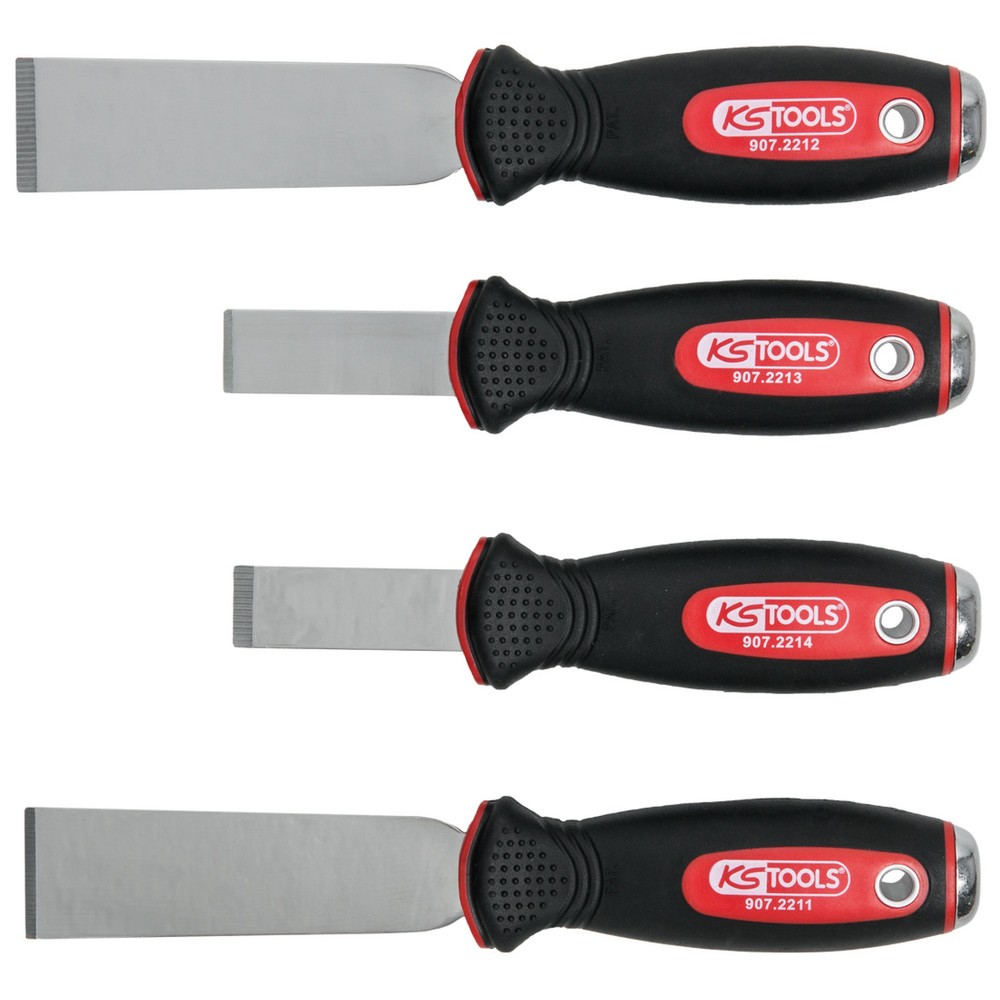 KS TOOLS EDELSTAHL Schabmeißel-Satz, 4-tlg Produktabbildung: KS TOOLS EDELSTAHL Schabmeißel-Satz, 4-tlg