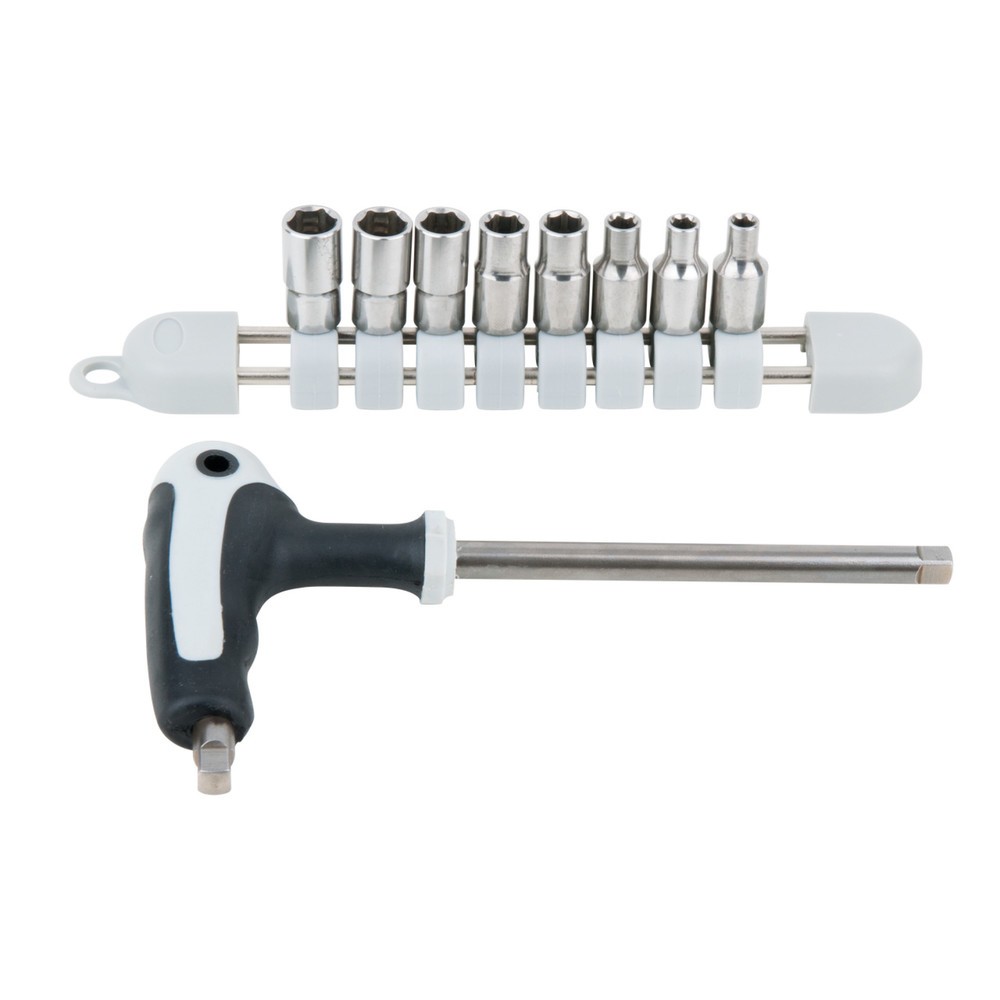 Produktabbildung: KS TOOLS EDELSTAHL Steckschlüssel-Satz, 9-tlg
