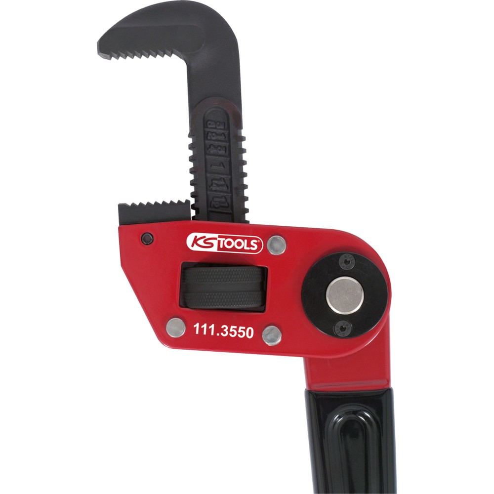 Produktabbildung Nr. 6: KS TOOLS Einhand-Rohrzange 1.1/2" mit verstellbarem Kopf
