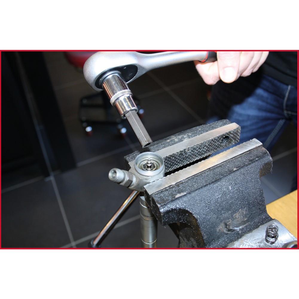 Produktabbildung: KS TOOLS Stecknuss Innensechskant, gebohrt, 10mm