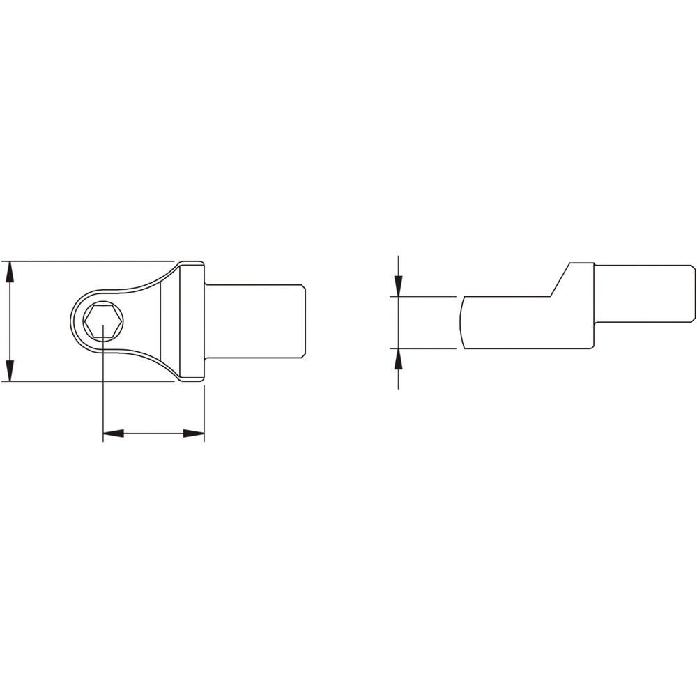 Produktabbildung: KS TOOLS 14x18mm Einsteck-Bithalter, für Bits 5/16"
