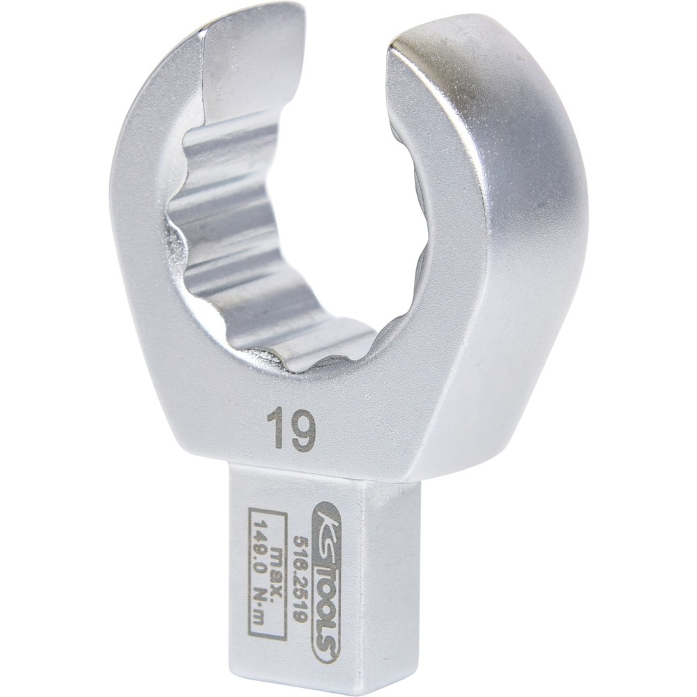 Produktabbildung Nr. 2: KS TOOLS 9x12mm Einsteck-Ringschlüssel offen, 19mm