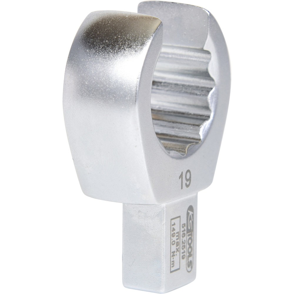 Produktabbildung Nr. 5: KS TOOLS 9x12mm Einsteck-Ringschlüssel offen, 19mm