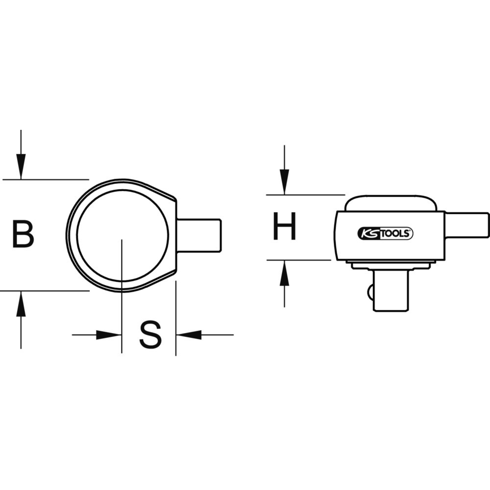 Produktabbildung Nr. 6: KS TOOLS 14x18mm Einsteck-Umschaltknarre, 3/4"