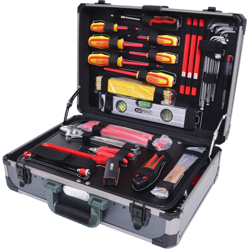 Produktabbildung Nr. 8: KS TOOLS 1/4" + 1/2“ Elektriker-Werkzeugkoffer, 128-tlg