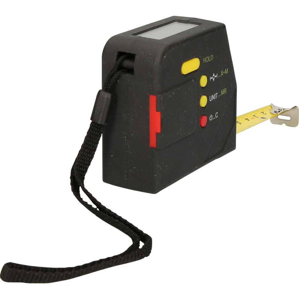 Produktabbildung Nr. 4: KS TOOLS Elektrisches Bandmaß mit Feststeller und Gürtelclip, digital, 5 m, 19 mm