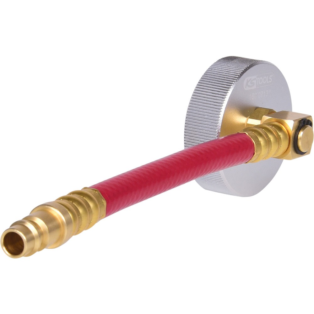 Produktabbildung Nr. 3: KS TOOLS Entlüfterstutzen-Adapter E 20 mit beweglichem Anschlussschlauch zur Bremsentlüftung
