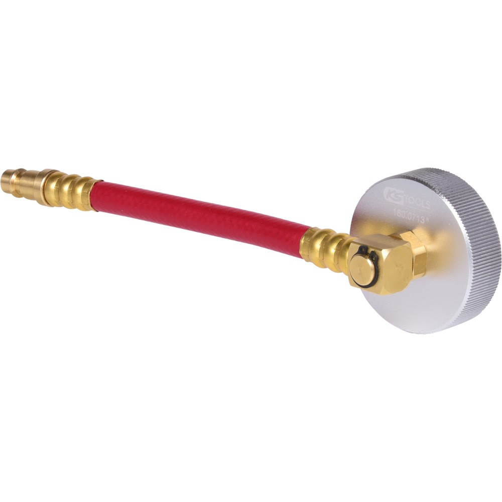 Produktabbildung Nr. 4: KS TOOLS Entlüfterstutzen-Adapter E 20 mit beweglichem Anschlussschlauch zur Bremsentlüftung