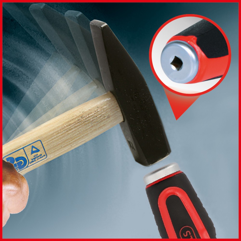 Produktabbildung Nr. 3: KS TOOLS ERGOTORQUE®max Schlagkappen-Schraubendreher-Satz, 13-tlg