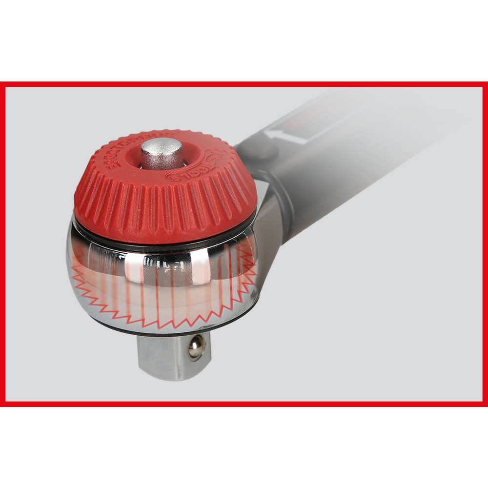 Produktabbildung Nr. 5: KS TOOLS 1" ERGOTORQUE®precision Ratschen-Drehmomentschlüssel Drehknopf, 200-1000Nm