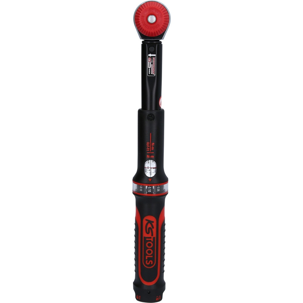 Produktabbildung: KS TOOLS 1/4" ERGOTORQUE®precision Ratschen-Drehmomentschlüssel Drehknopf, 1-5Nm