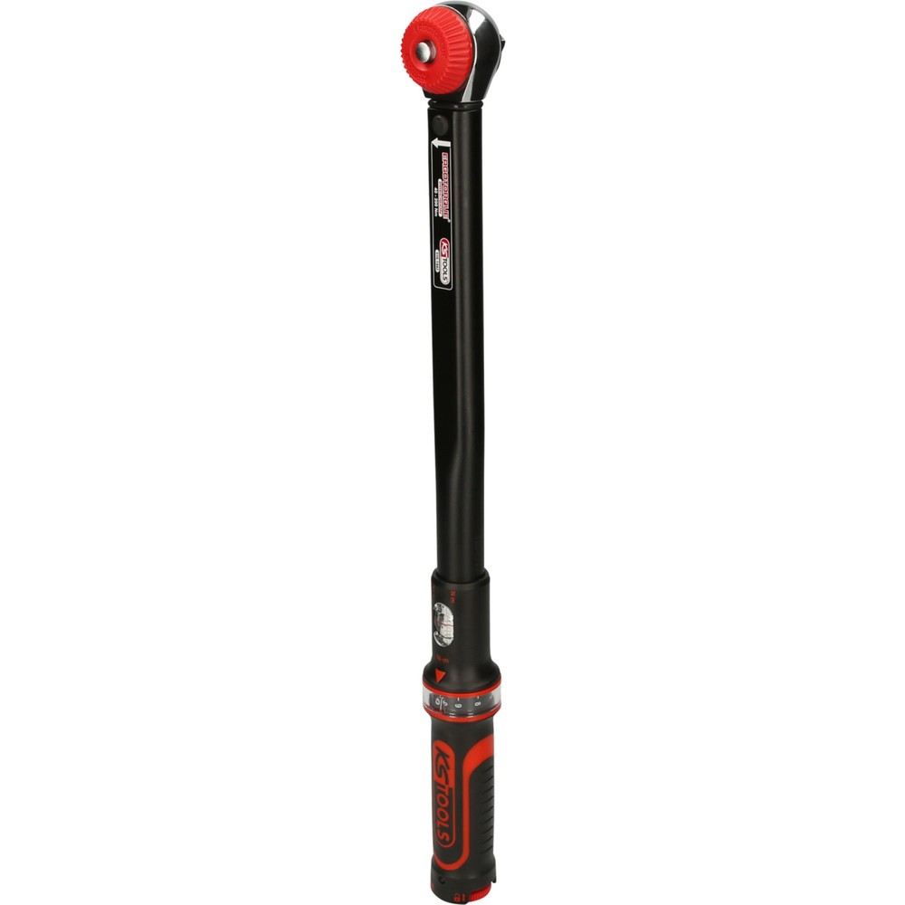 Produktabbildung: KS TOOLS 1/2" ERGOTORQUE®precision Ratschen-Drehmomentschlüssel Drehknopf, 40-200Nm