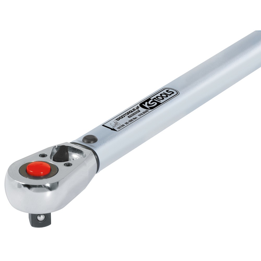 Produktabbildung Nr. 7: KS TOOLS 1/2" ERGOTORQUE®precision Ratschen-Drehmomentschlüssel, 40-200Nm, rot
