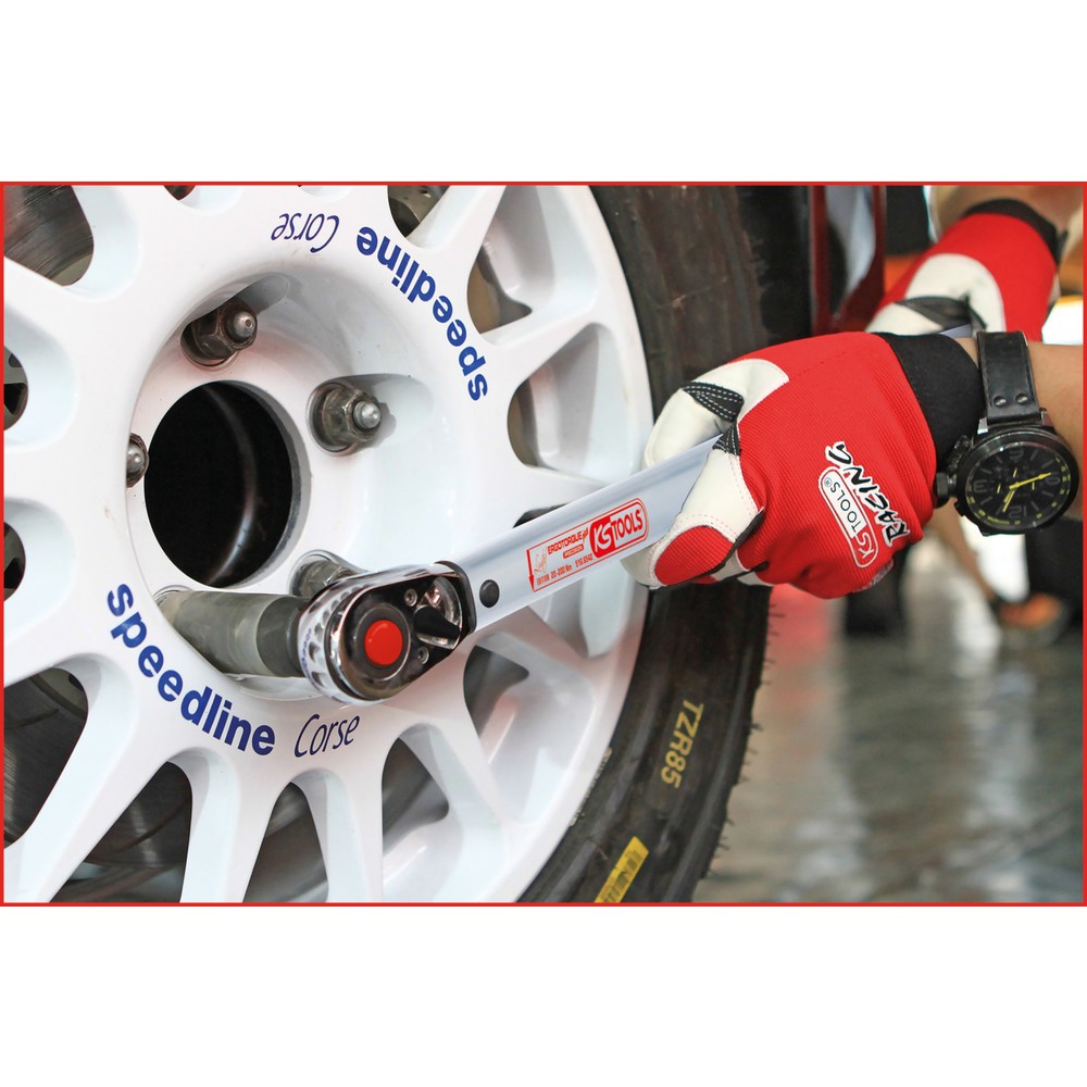 Produktabbildung Nr. 9: KS TOOLS 1/2" ERGOTORQUE®precision Ratschen-Drehmomentschlüssel, 40-200Nm, rot